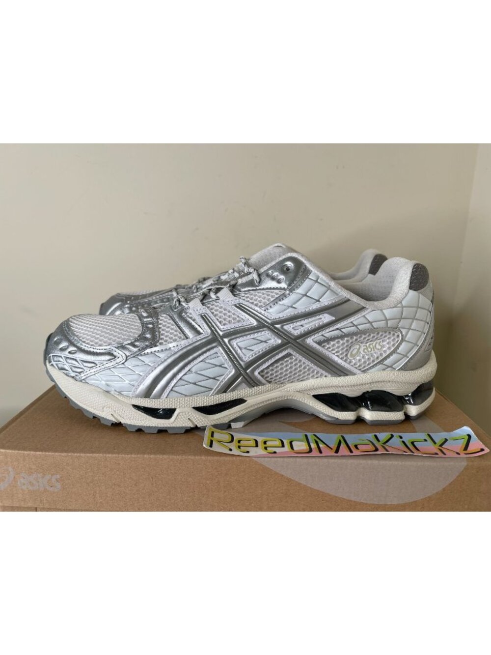 Asics Gel Nimbus 10.1 White Airy Blue Mens Sizes